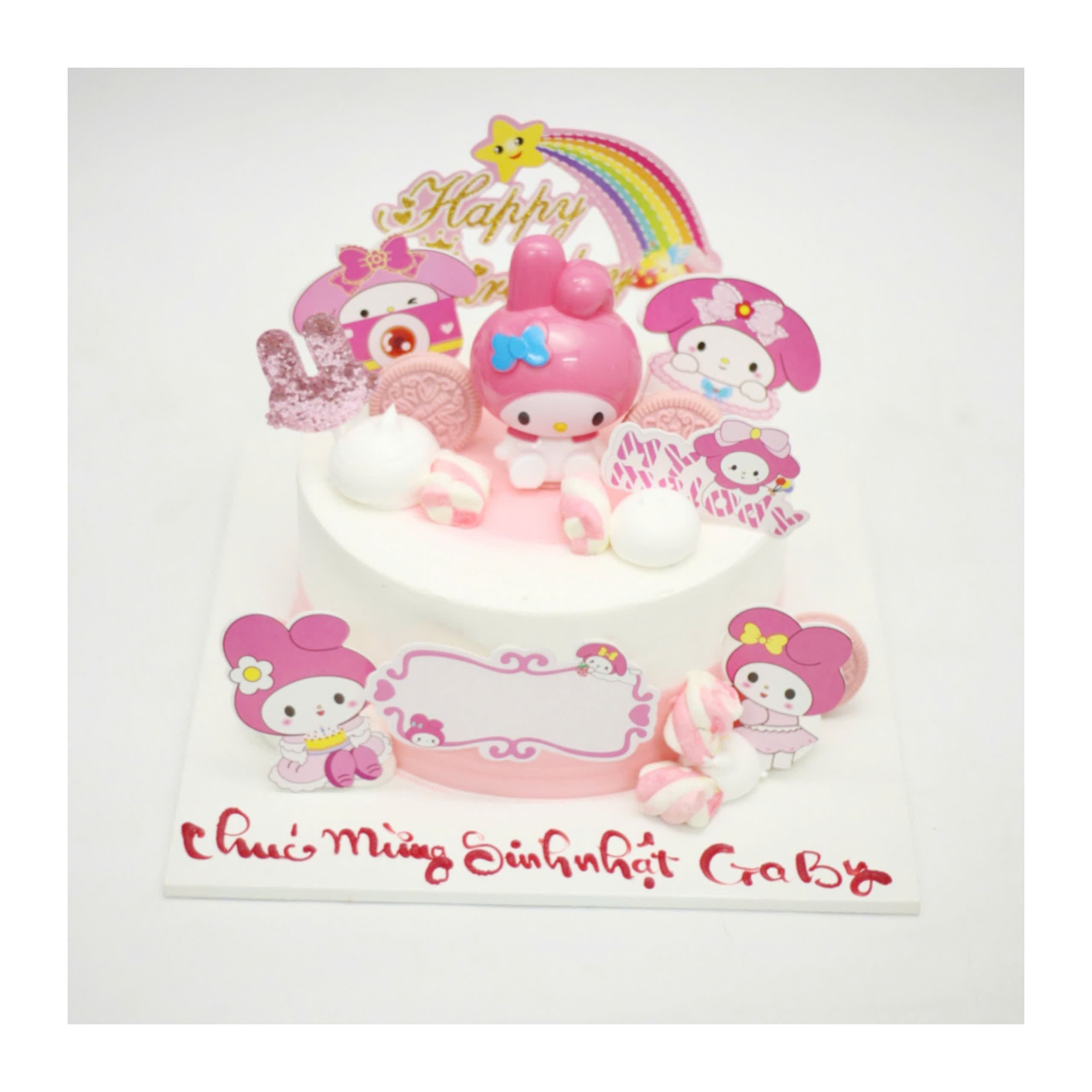 Bánh kem My Melody hồng dễ thương