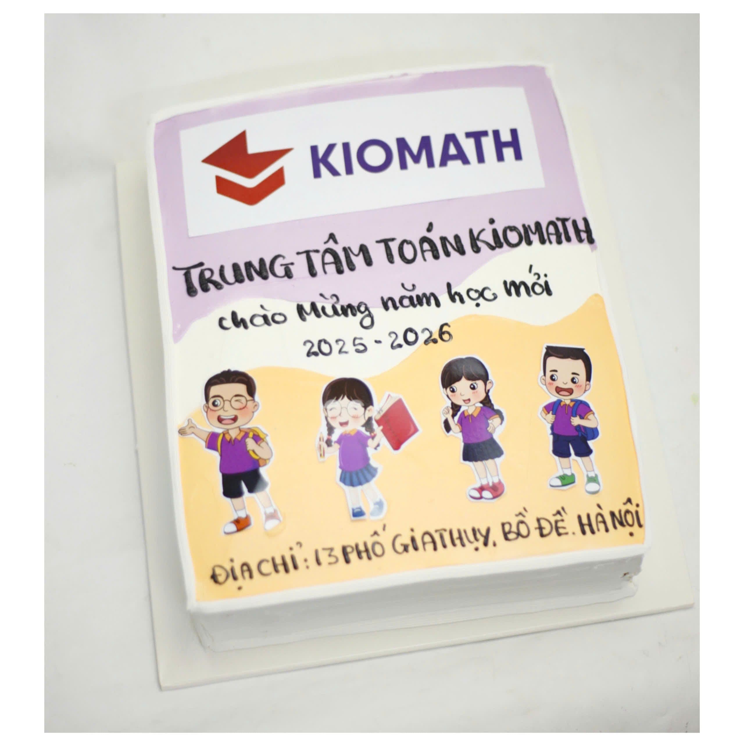 Bánh kem trung tâm toán học Kiomath học đường