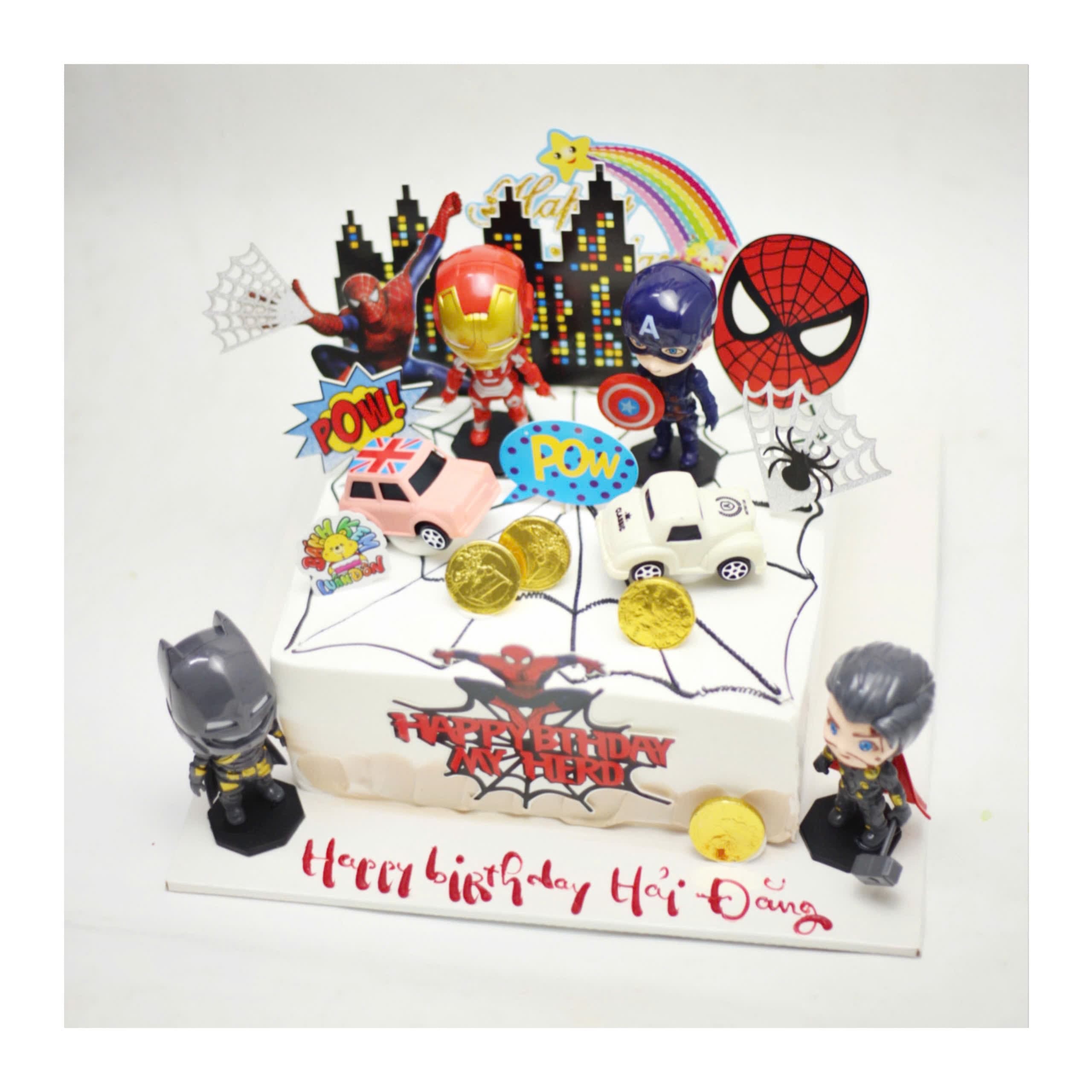 Bánh kem siêu anh hùng biệt đội Marvel