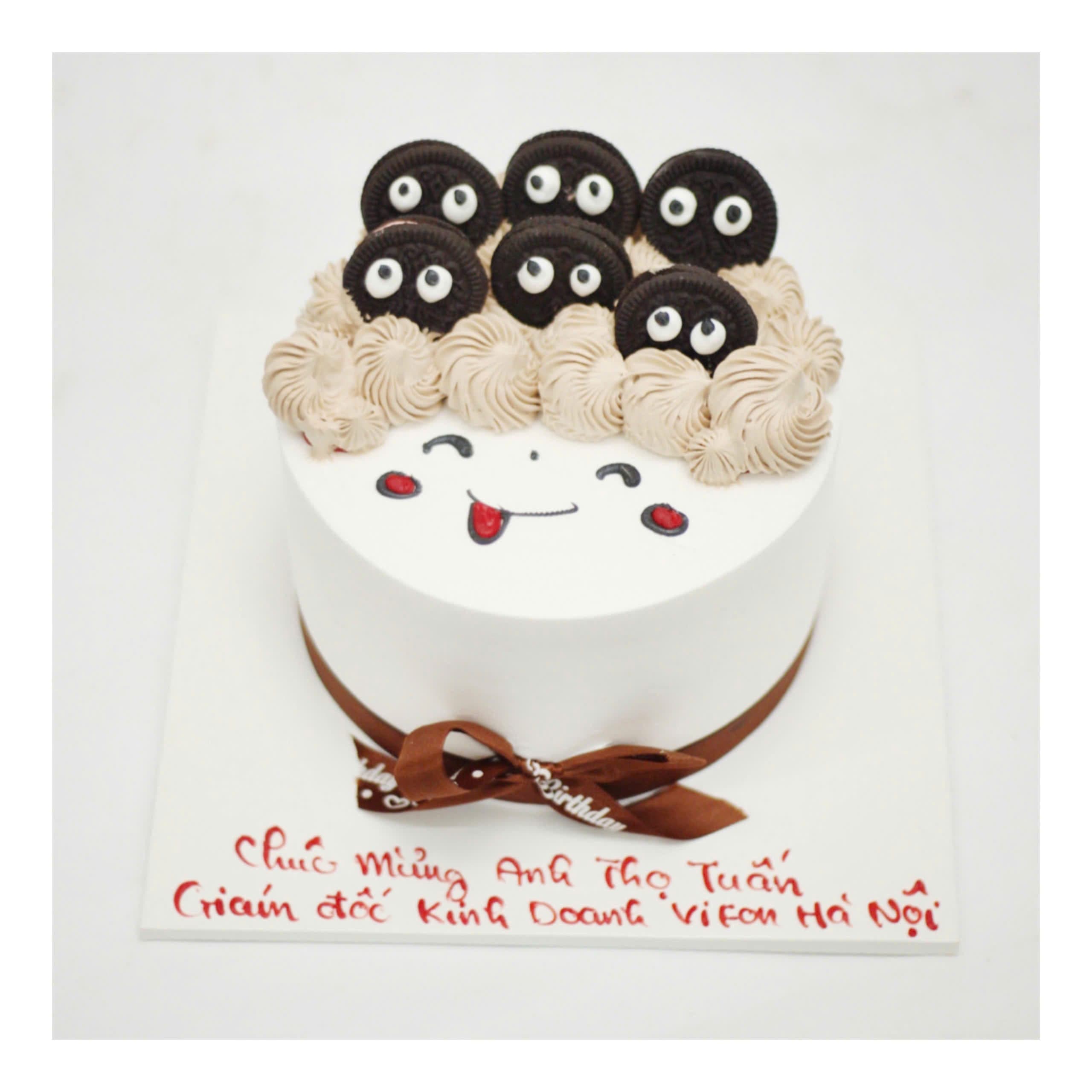 Bánh kem Oreo mặt cười ngộ nghĩnh