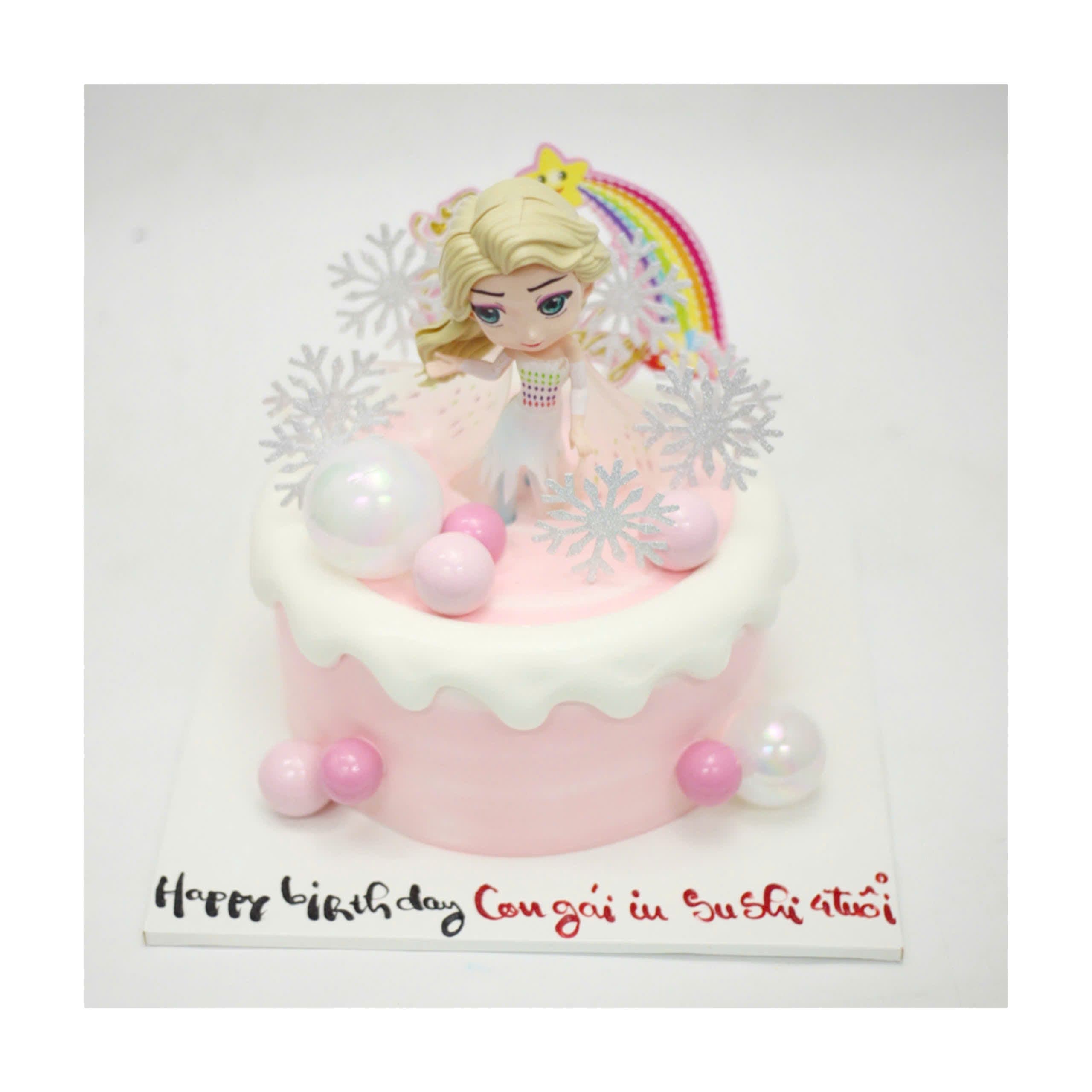 Bánh kem Elsa băng giá mừng sinh nhật Su Shì