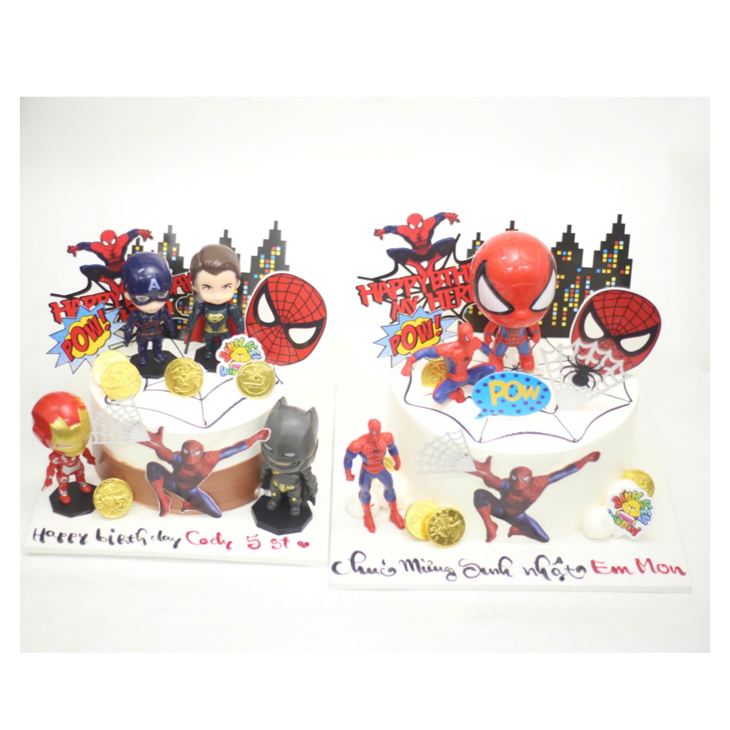 Bánh kem siêu anh hùng Spider-Man