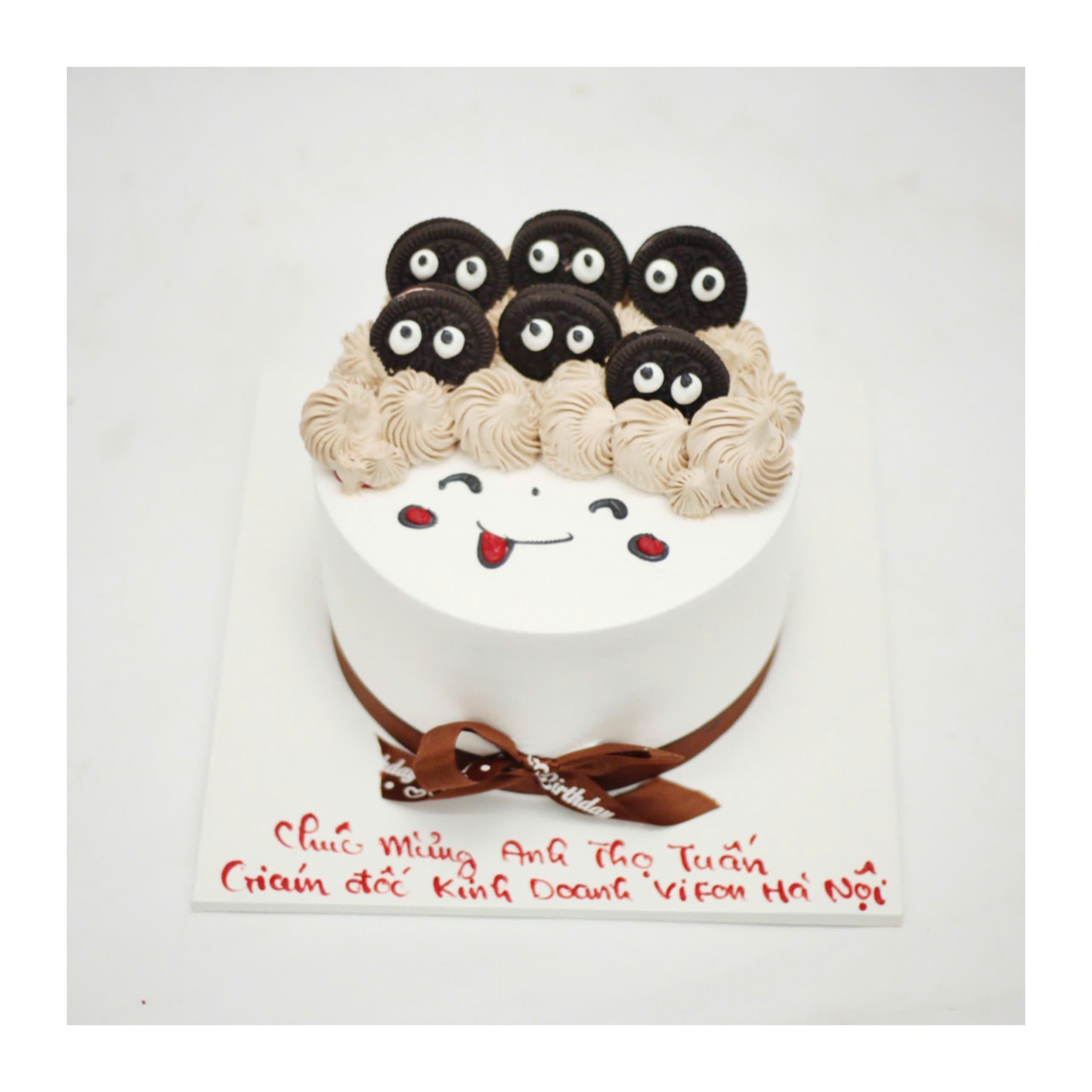Bánh kem Oreo mặt cười ngộ nghĩnh