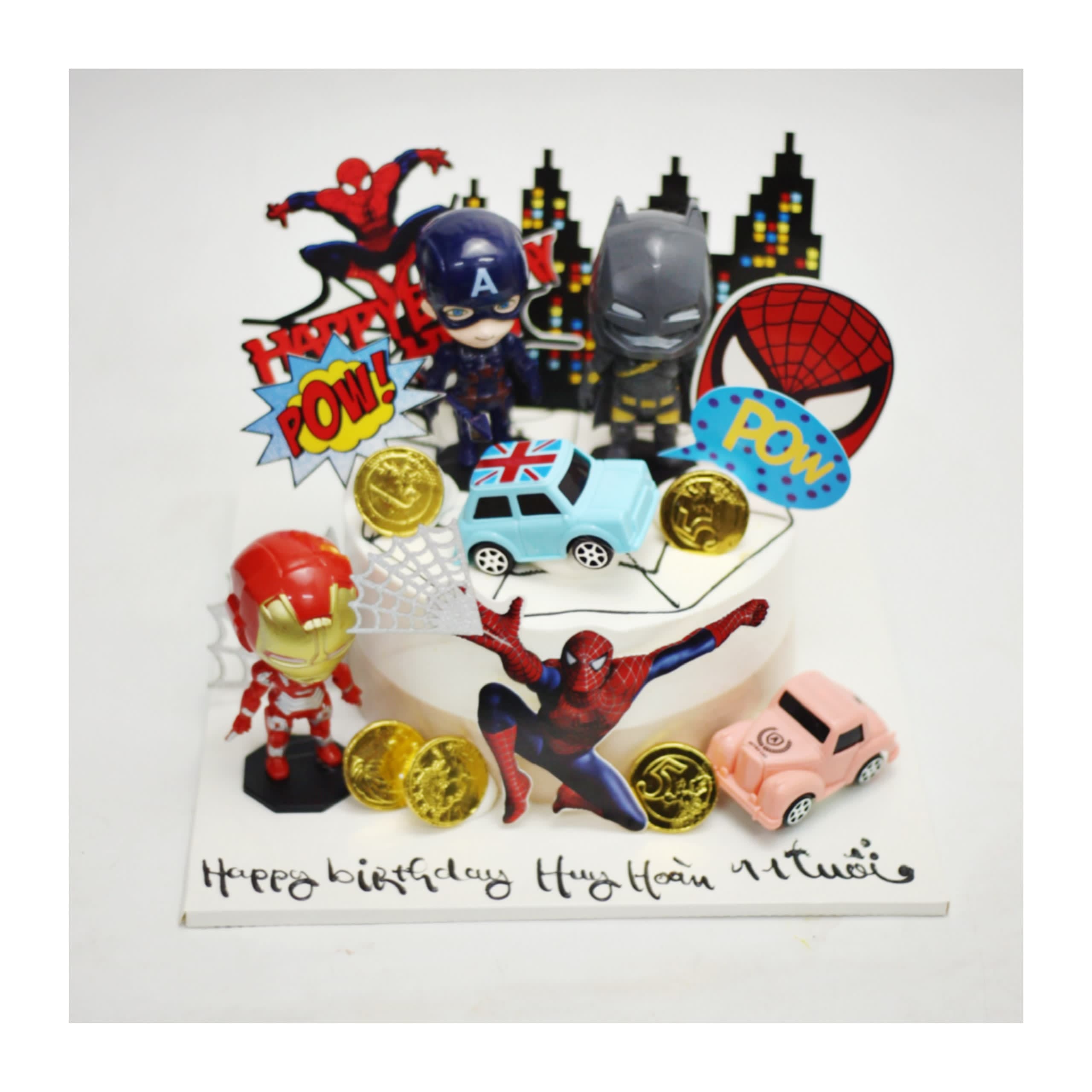 Bánh kem siêu anh hùng đa nhân vật