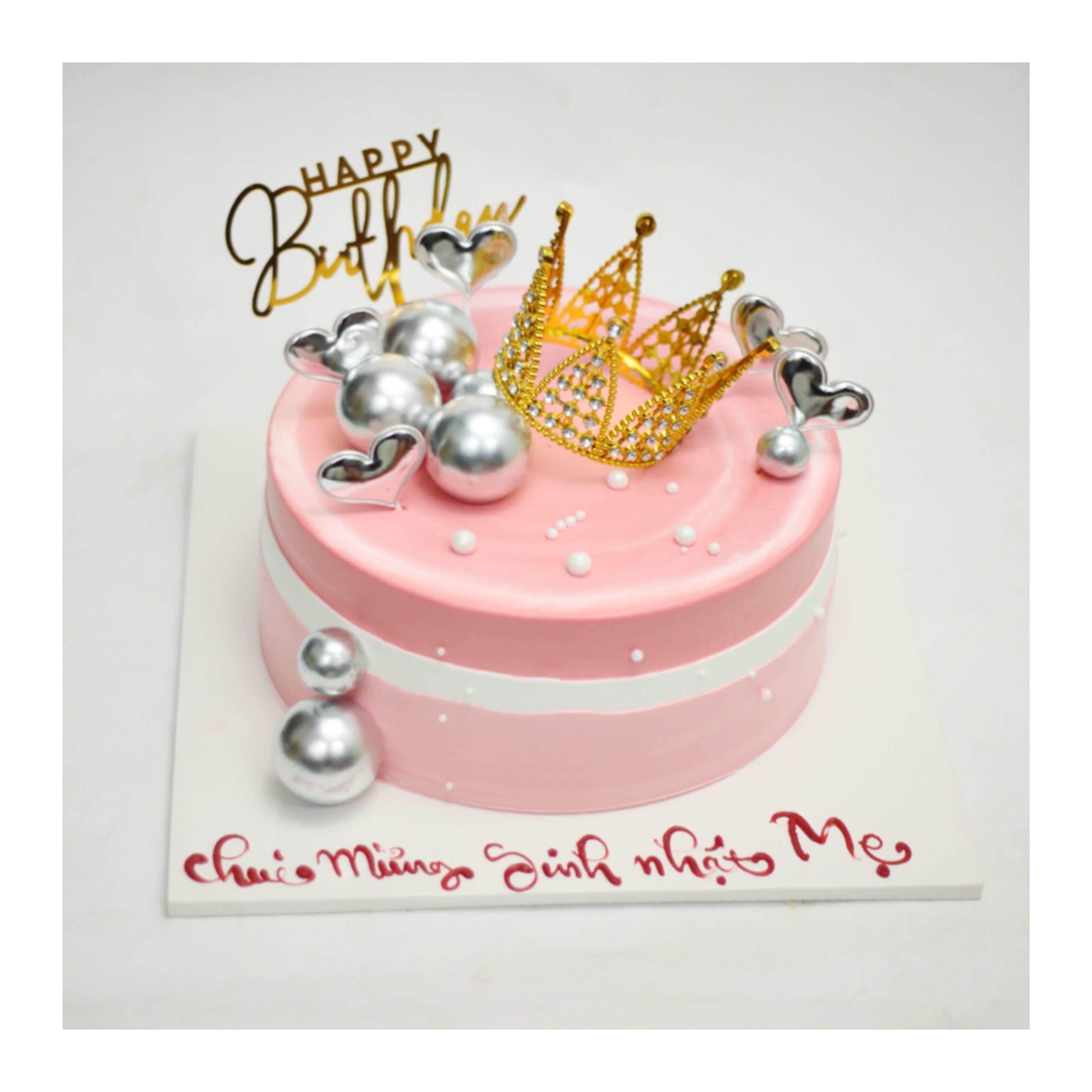 Bánh kem vương miện sang trọng tặng mẹ