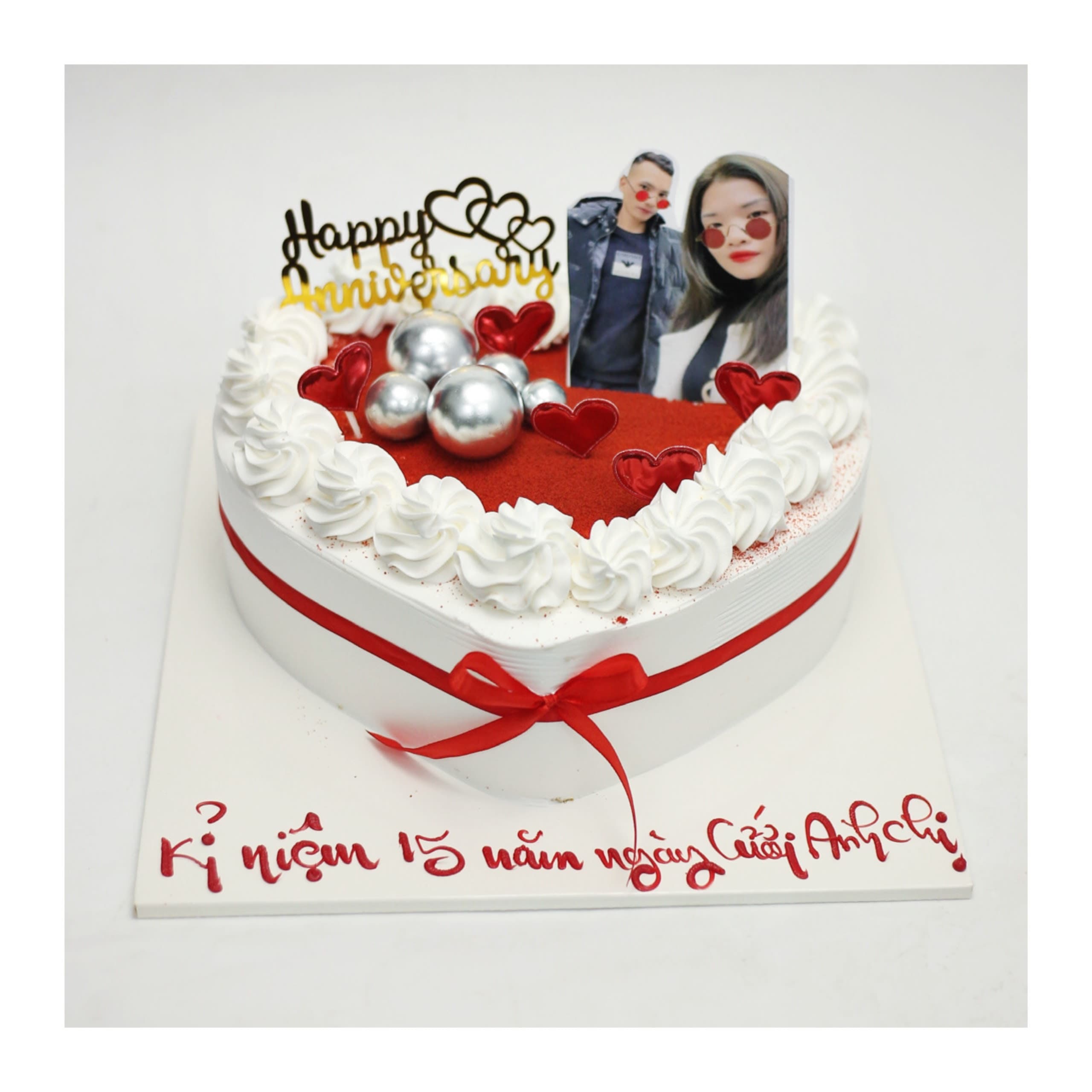 Bánh kem kỷ niệm 15 năm ngày cưới