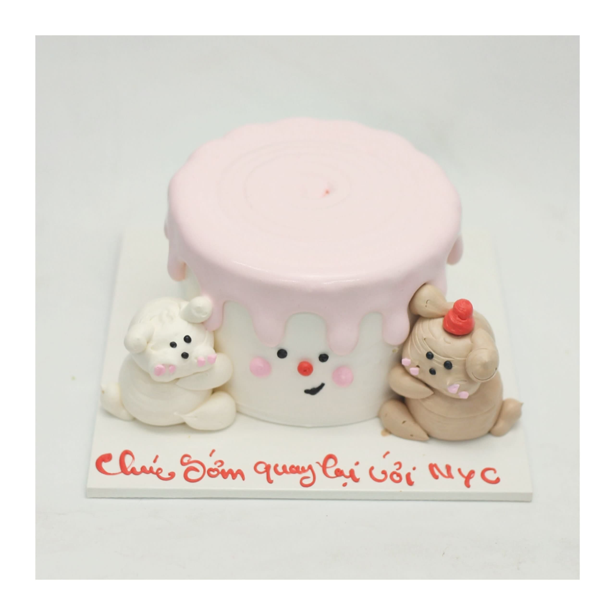 Bánh kem gấu đôi cho cặp đôi tan vỡ