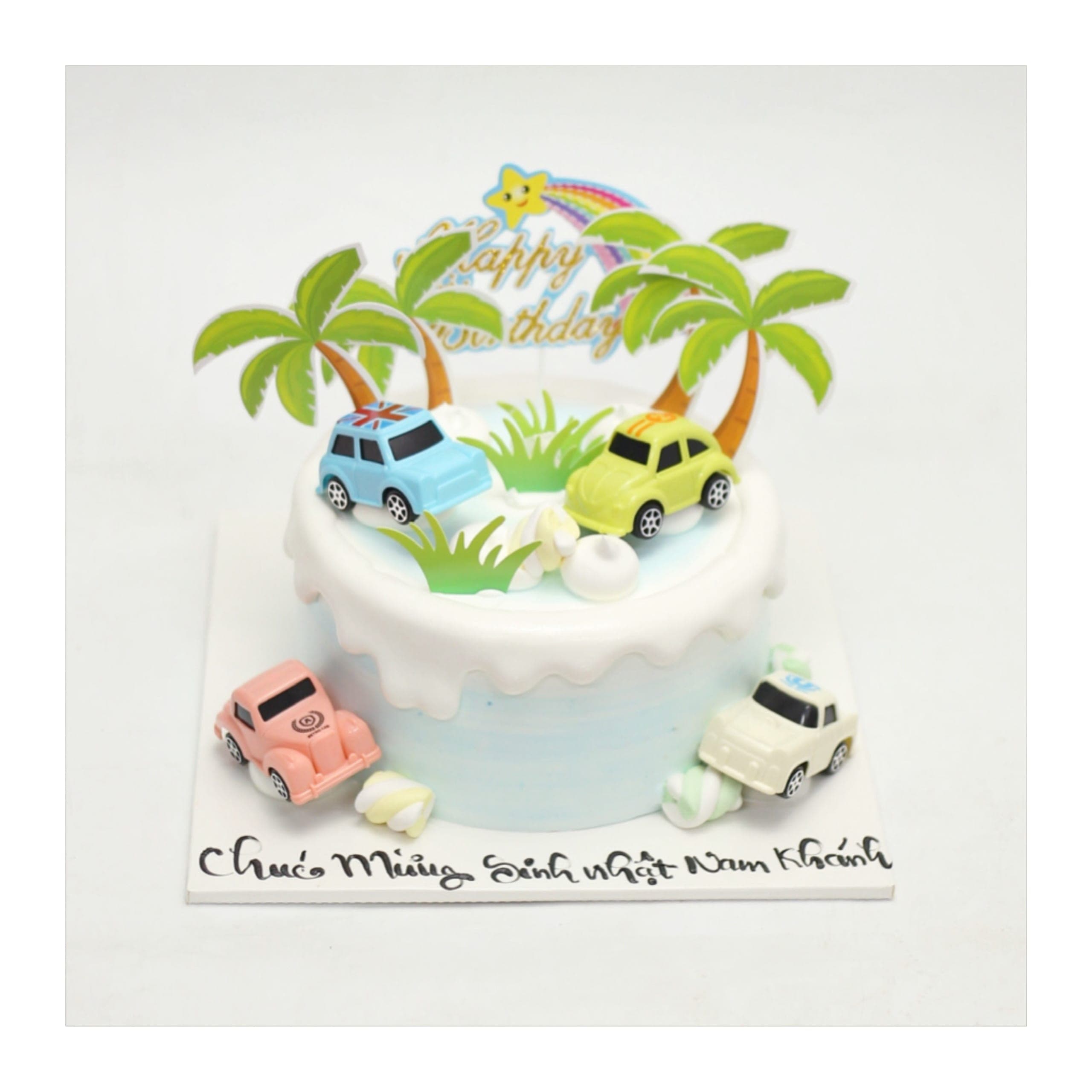 Bánh kem ô tô mini vui nhộn