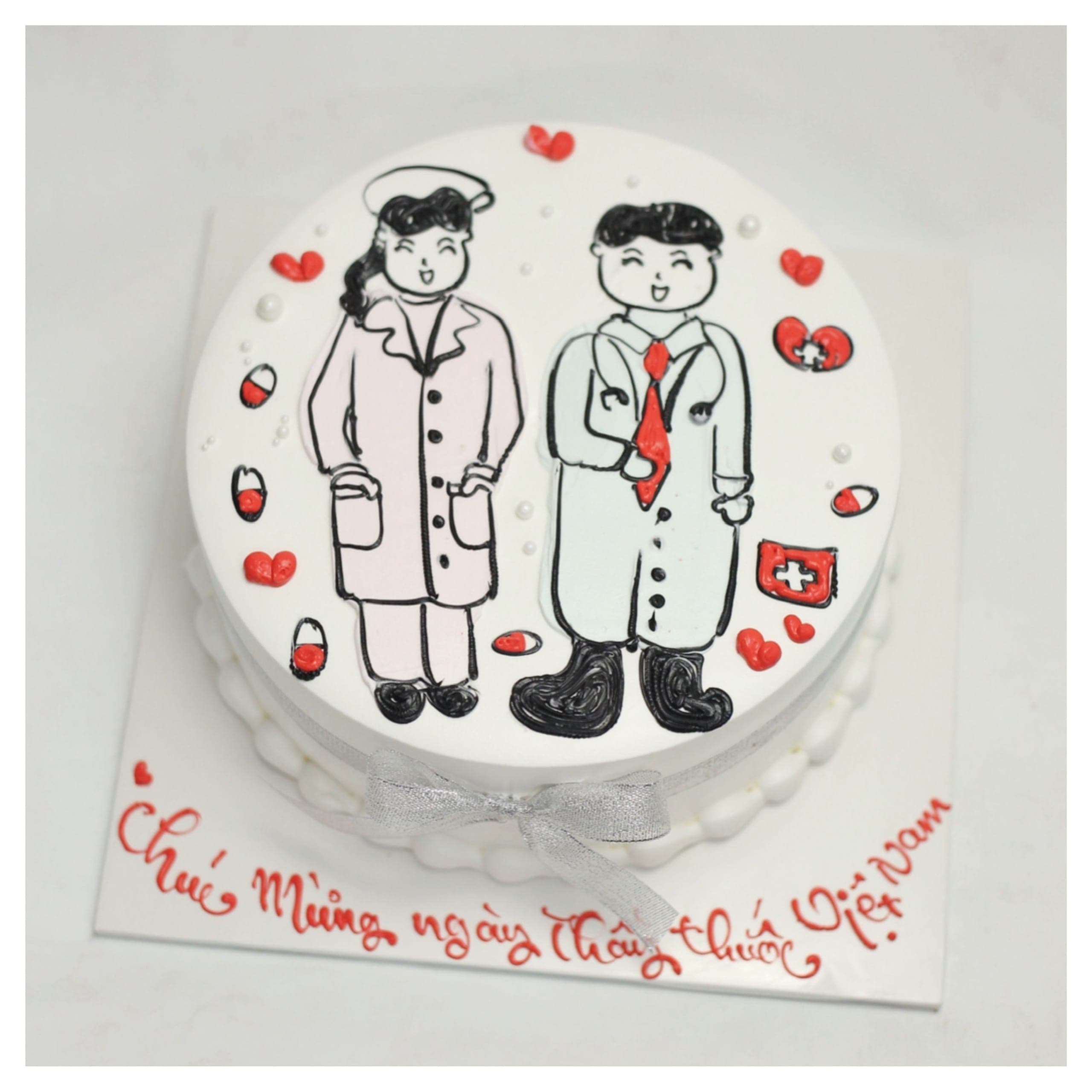 Bánh kem chủ đề y bác sĩ ý nghĩa