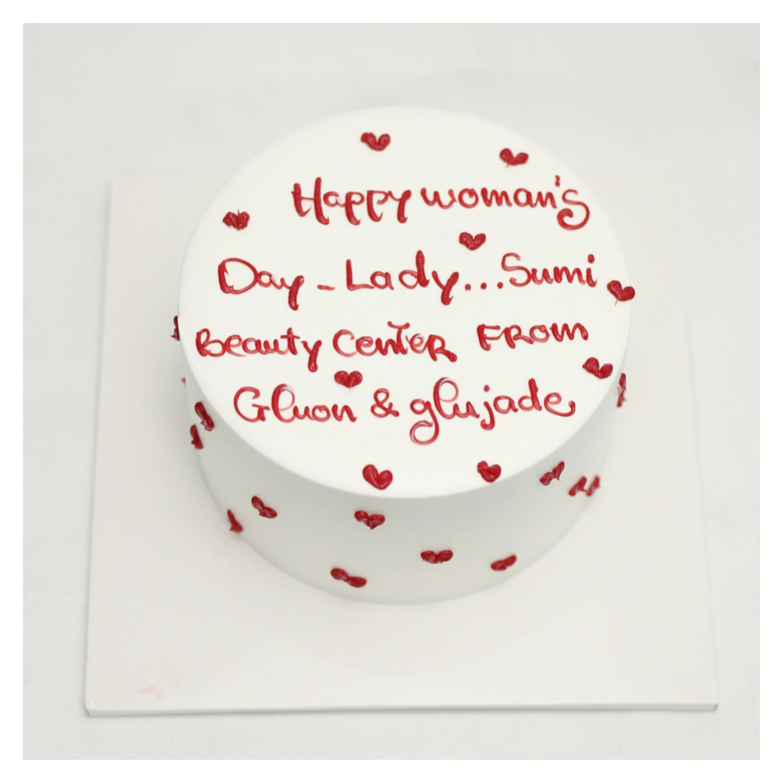 Bánh kem chúc mừng ngày phụ nữ Việt Nam