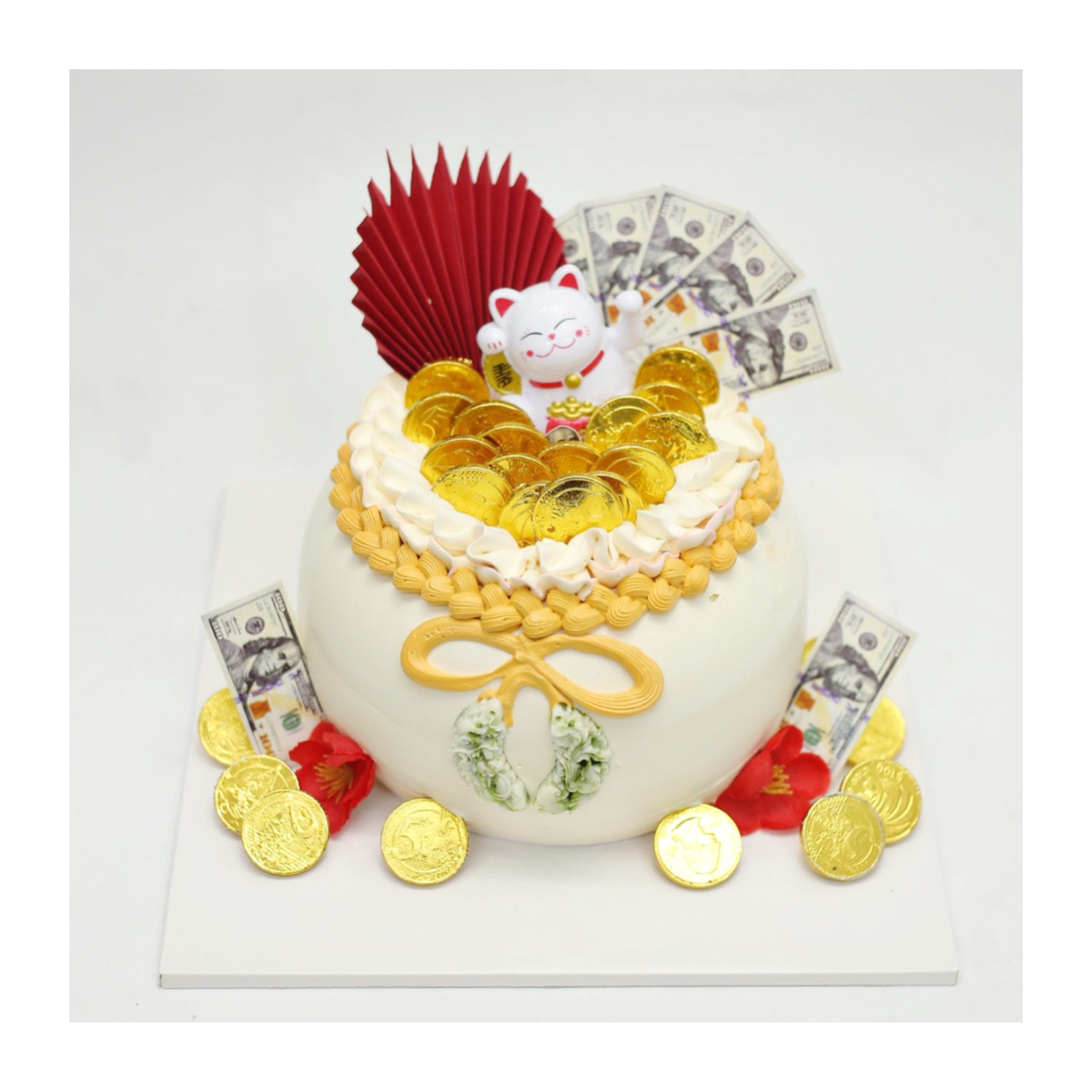 Bánh kem hũ vàng thần tài tài lộc