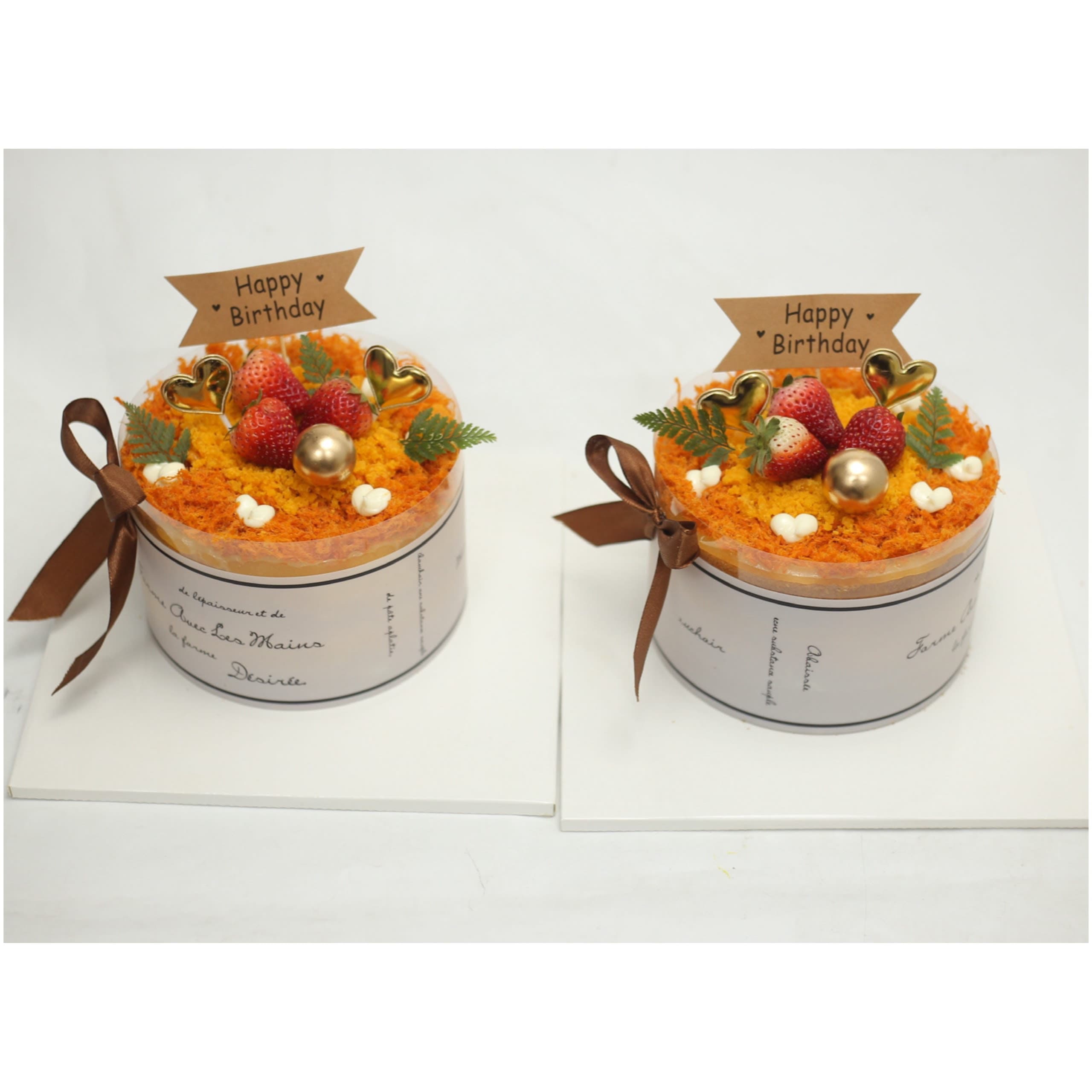 Combo 2 bánh bông lan trứng muối dâu tây tươi