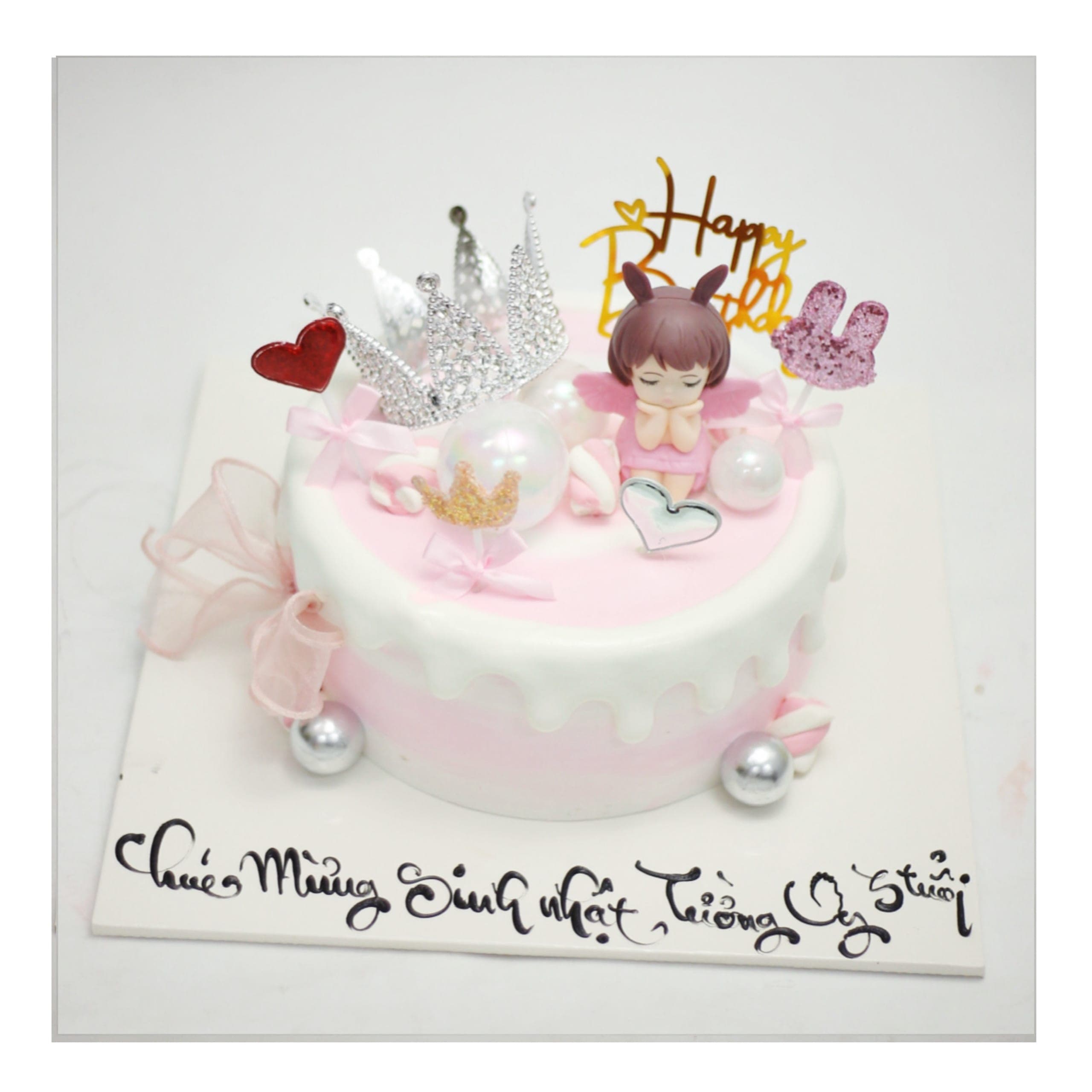 Bánh kem công chúa nhỏ đáng yêu