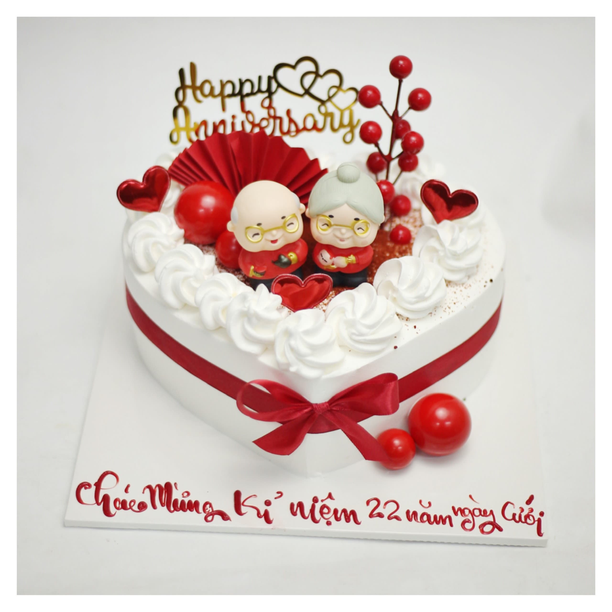 Bánh kem kỷ niệm 22 năm ngày cưới ông bà