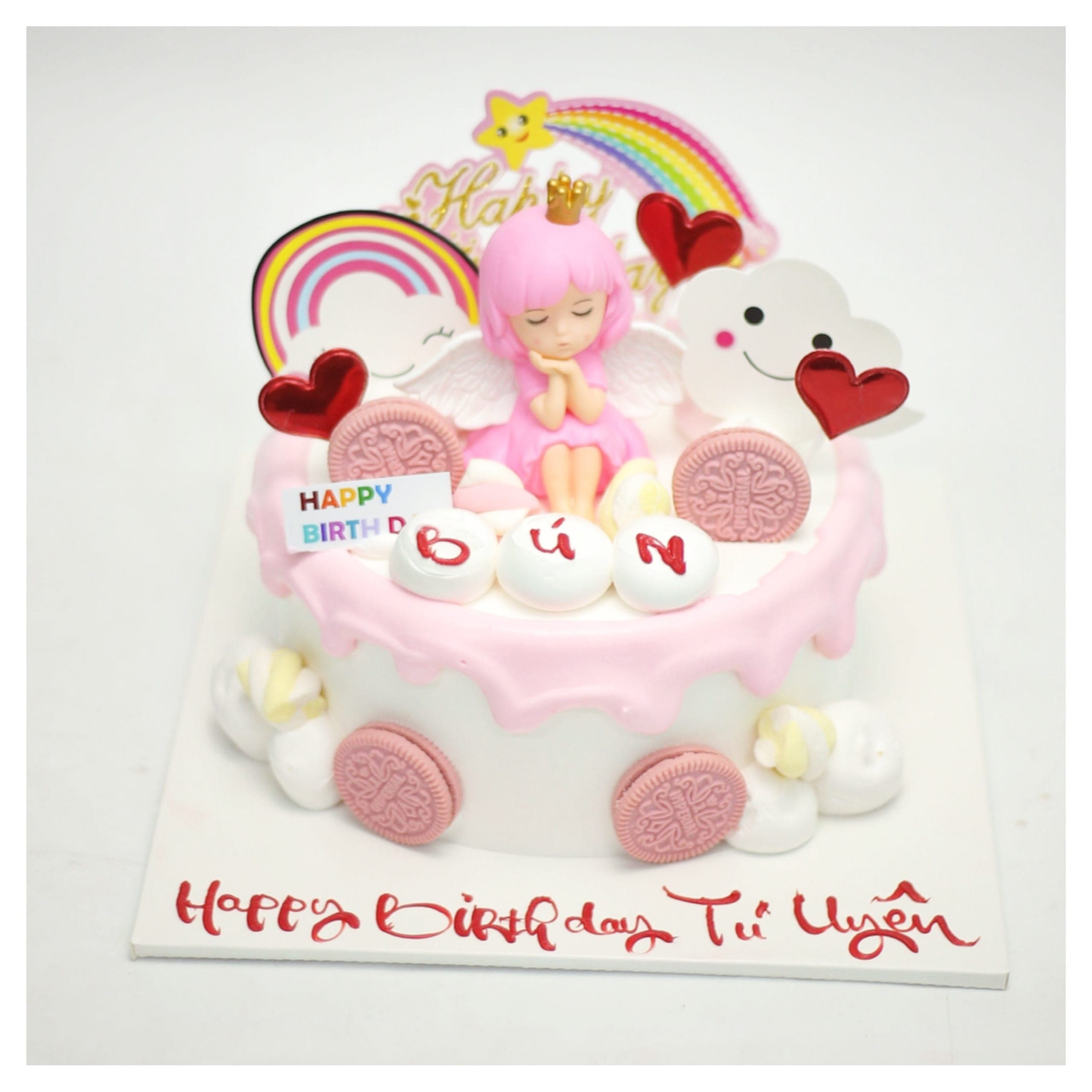 Bánh kem thiên thần nhỏ đáng yêu cho bé