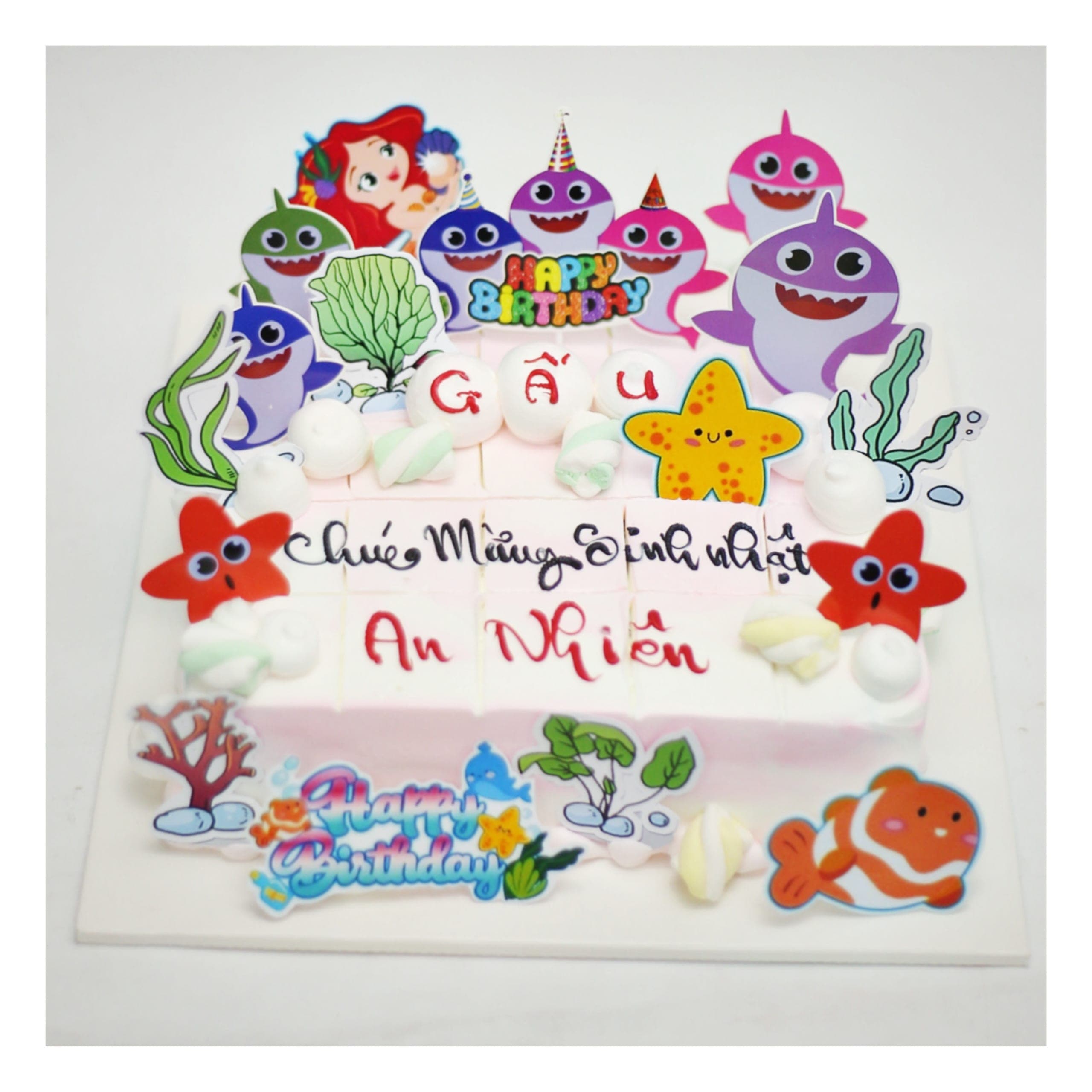 Bánh kem đại dương bé An Nhiên